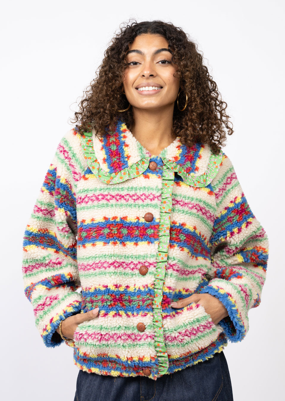 Fair Isle Sherpa Jacket – Ivy Jane Brand