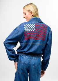 Flag Bomber Jacket