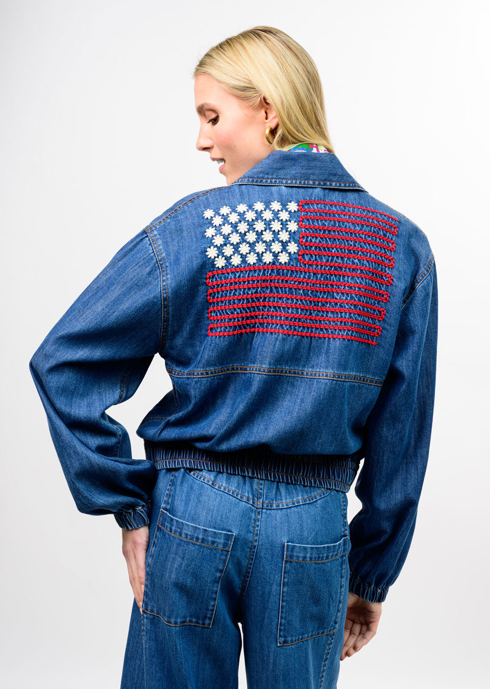 Flag Bomber Jacket