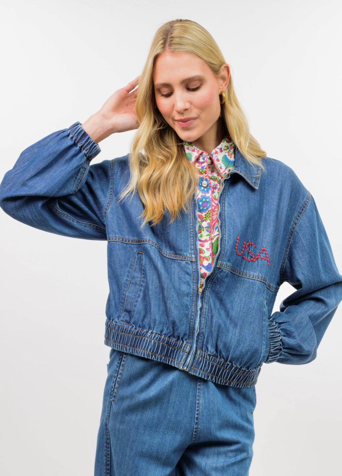 Flag Bomber Jacket