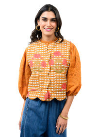 Quilted Scalloped Edge Vest