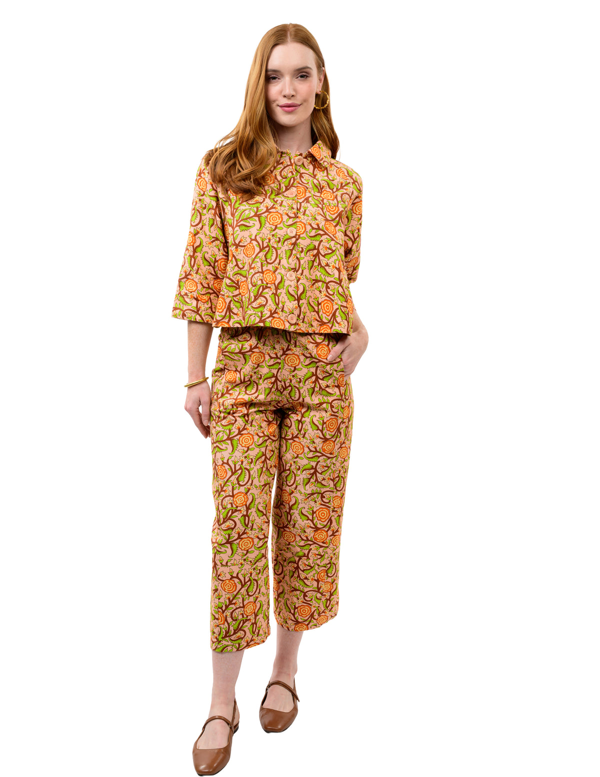 Peach Rose Swing Jacket