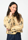 Lurex Block Print Jacket