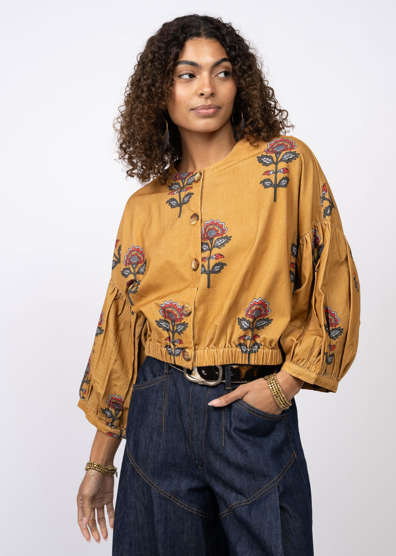 Block Corduroy Jacket