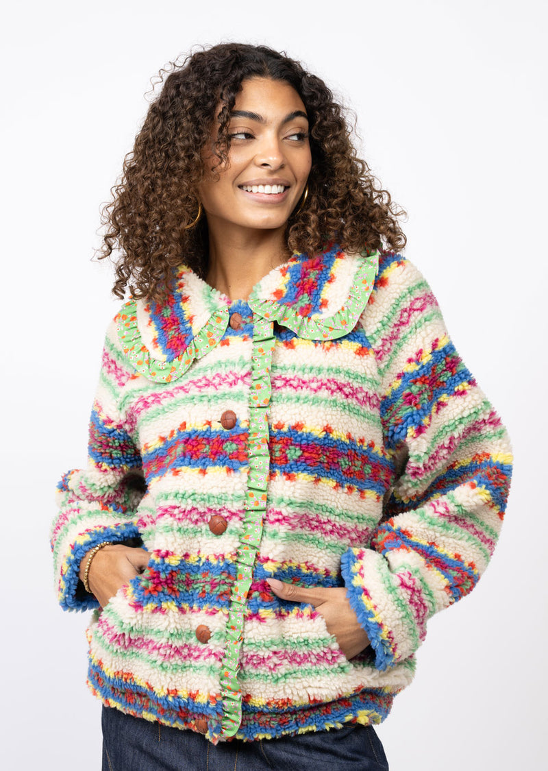 Fair Isle Sherpa Jacket
