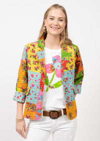 Kantha Stitched Patchwork Blazer