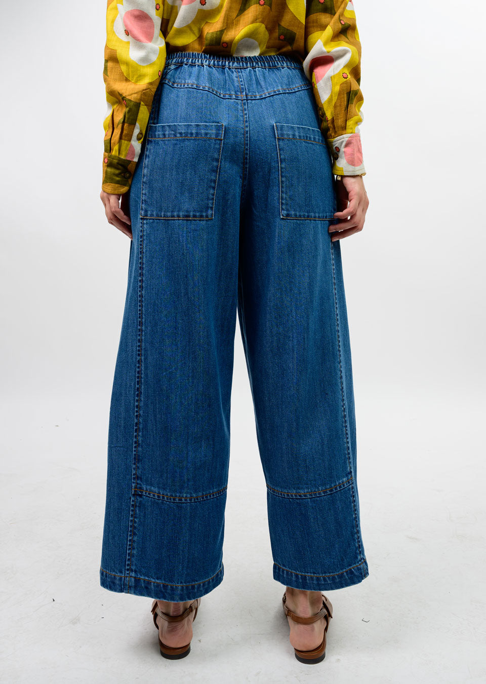 Indigo Barrel Jean