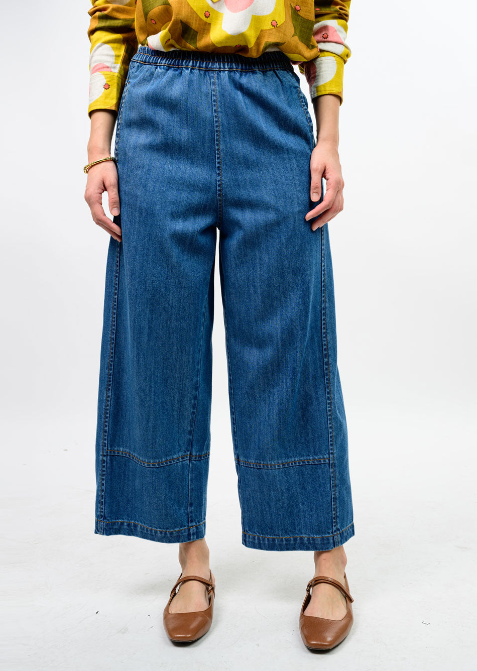 Indigo Barrel Jean