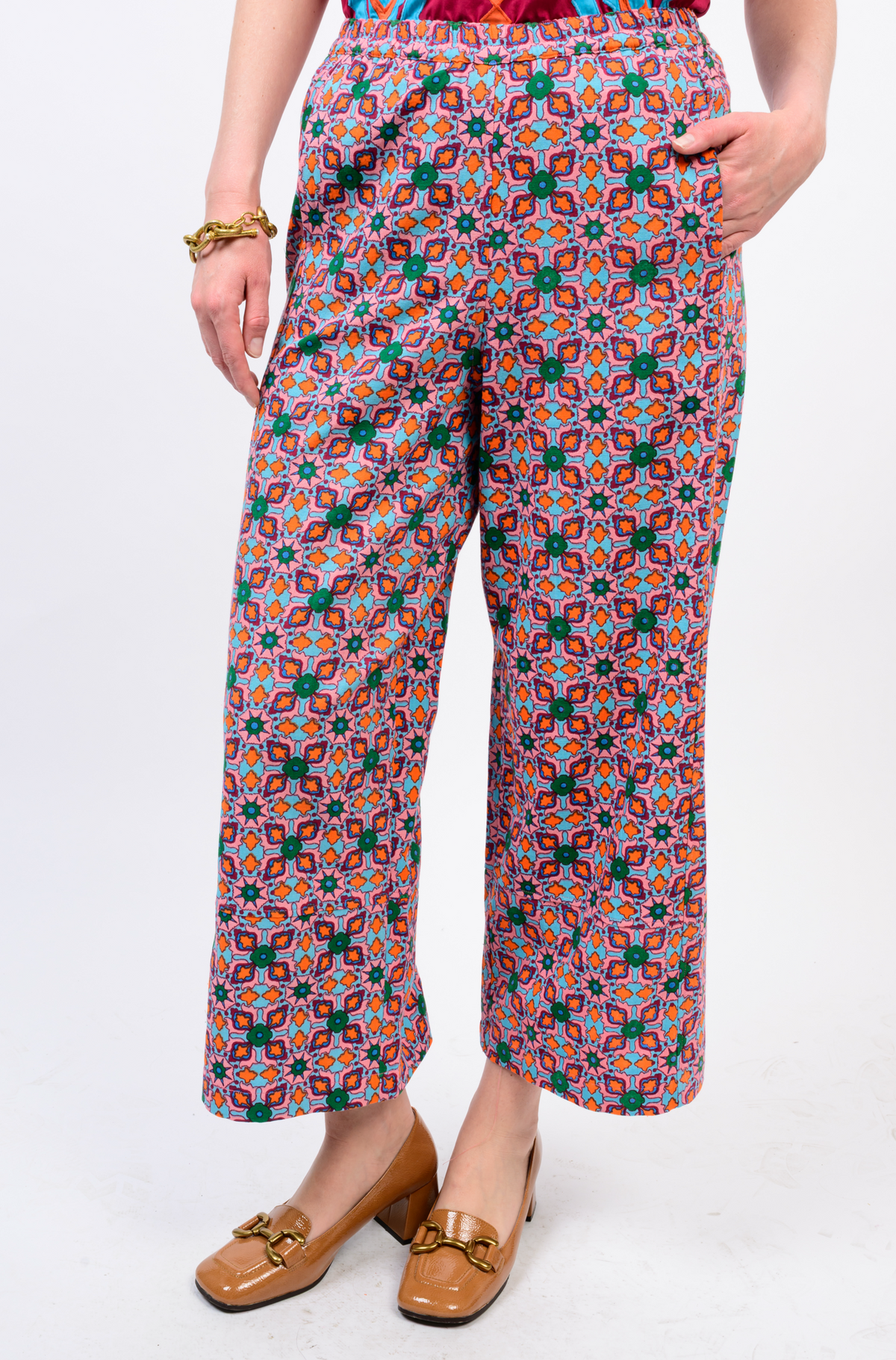 Tile Barrel Pant
