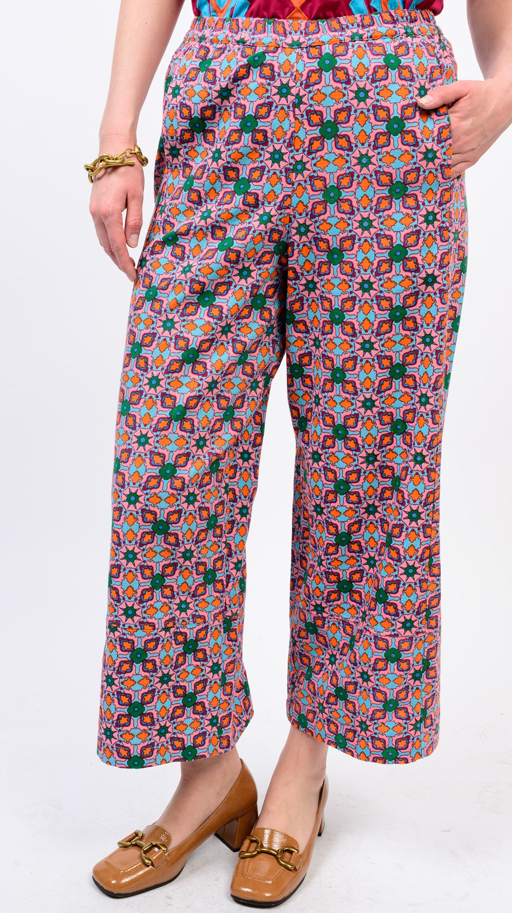 Tile Barrel Pant