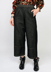 Black Pull On Barrel Pant