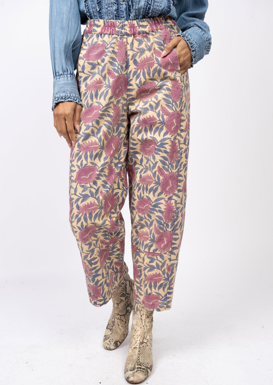 Pull On Barrel Pant