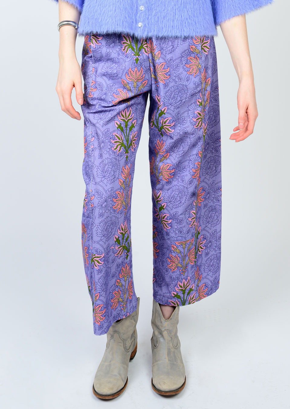 Block Print Corduroy Pant