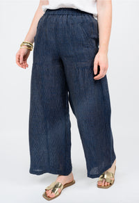 Wide Leg Striped Pant