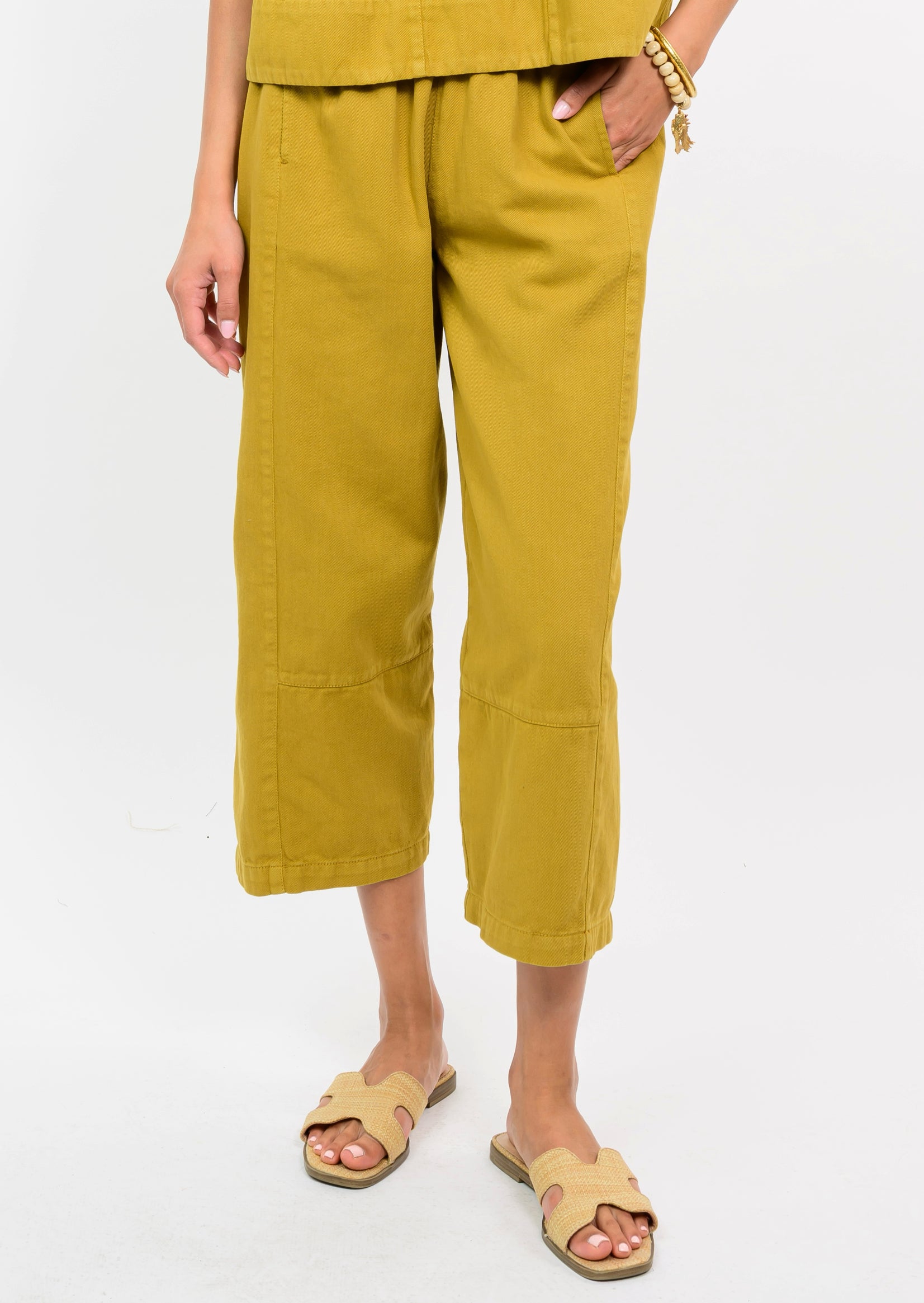 パンツ EVILACT BARREL PANTS mustard EVILACT BARREL PANTS mustard