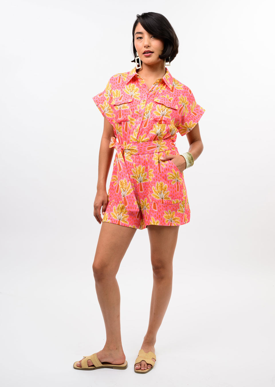 Palm Tree Romper