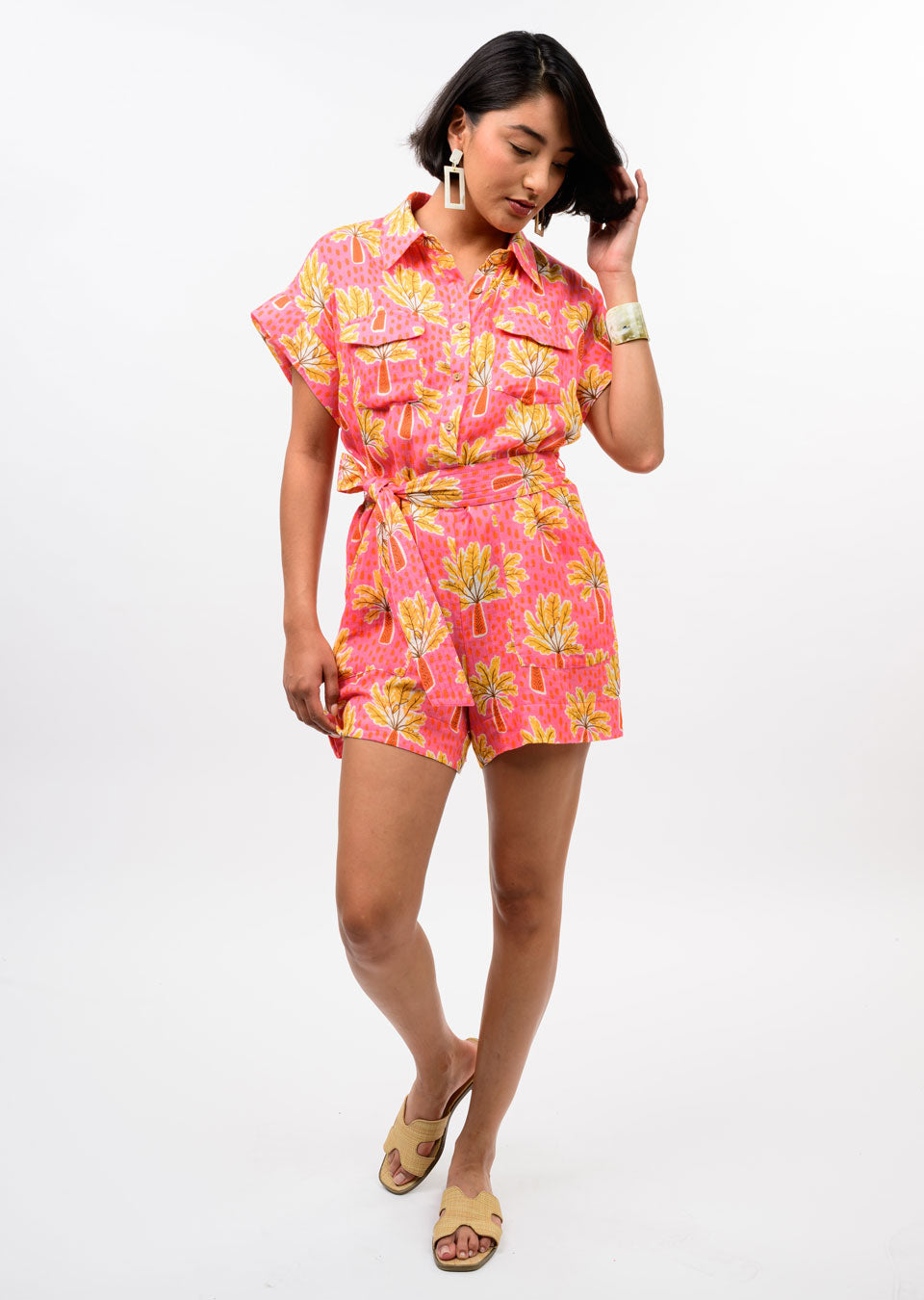 Palm Tree Romper