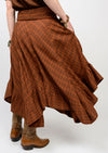 Plaid Ruffled Skirt