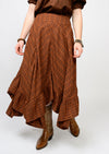 Plaid Ruffled Skirt