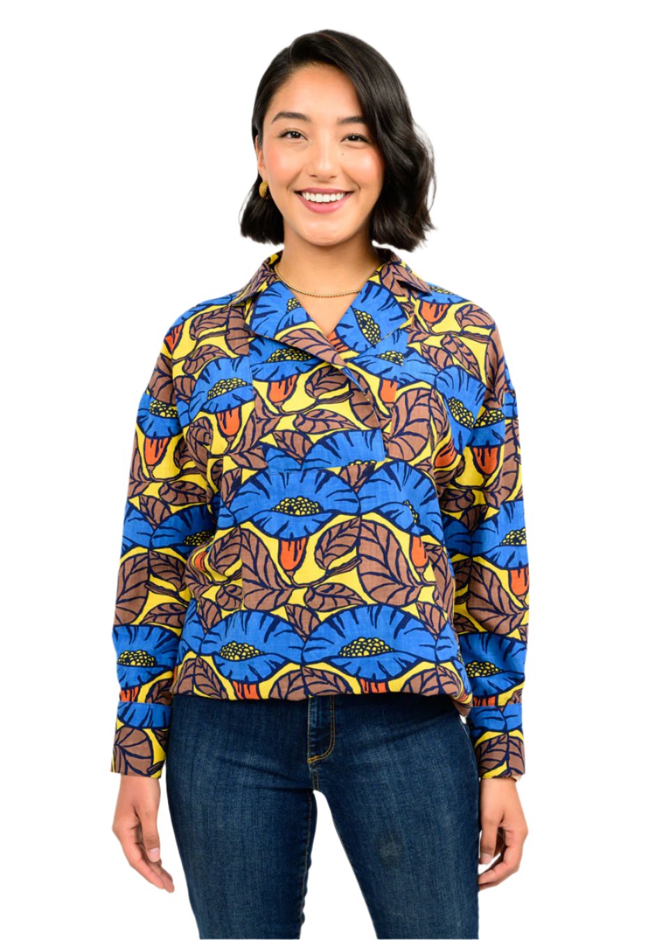 Bell Flower Popover Shirt