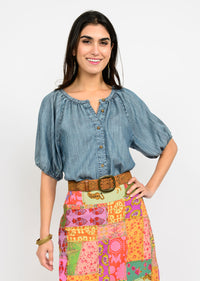 Peasant Button Up