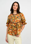 Floral Ric Rac Top