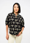 Block Print Poncho Blouse