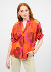 Bold Flower Popover Top
