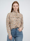 Floral Corduroy Snap Shirt
