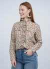 Floral Corduroy Snap Shirt