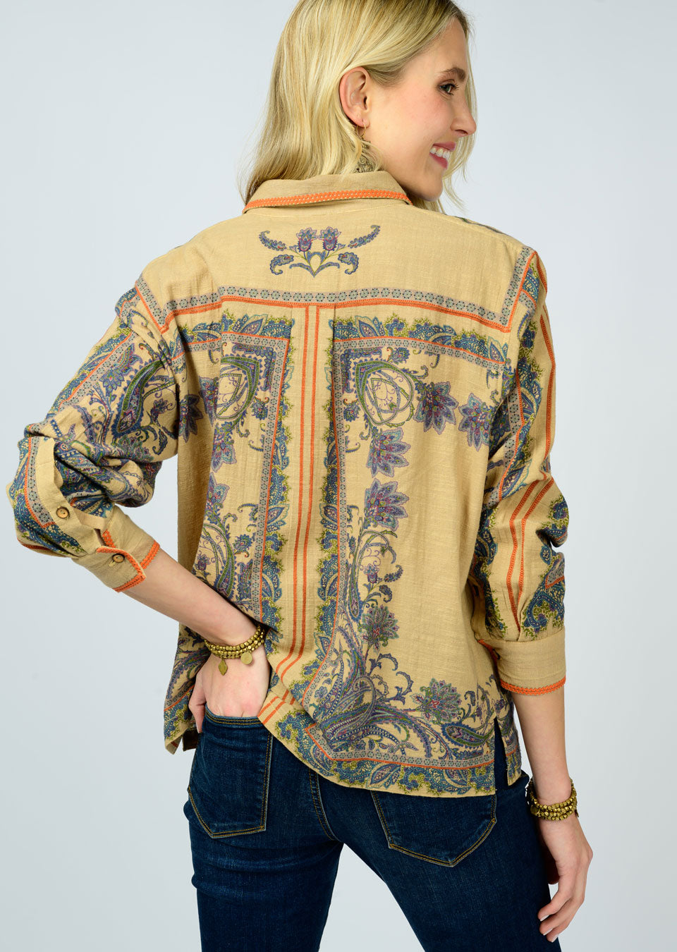 Paisley Border Shirt