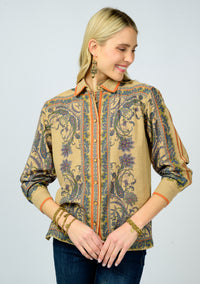 Paisley Border Shirt