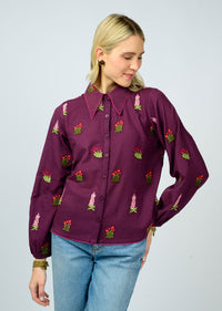 Scattered Embroidered Shirt