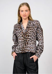 Leopard Gauze Popover