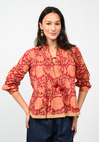 Rose Border Top