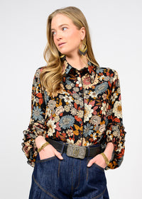 Midnight Floral Top