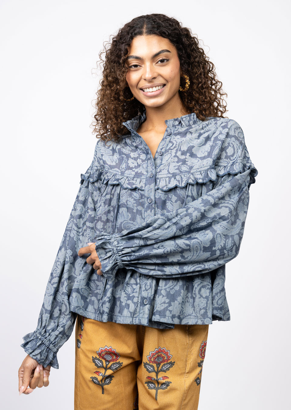 Scalloped Tiered Shacket