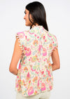 Pom & Peplum Top