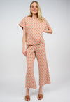 Cap Sleeve Seamed Pullover