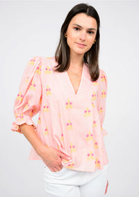 Flowers Everywhere Top