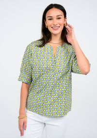 Notched Front Shirt