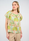 Pleated Neck Top