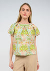 Pleated Neck Top