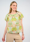 Pleated Neck Top