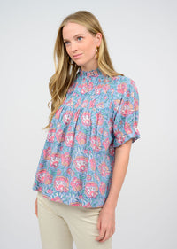 Smocked Yoke Top