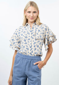 Ditsy Floral Camp Shirt