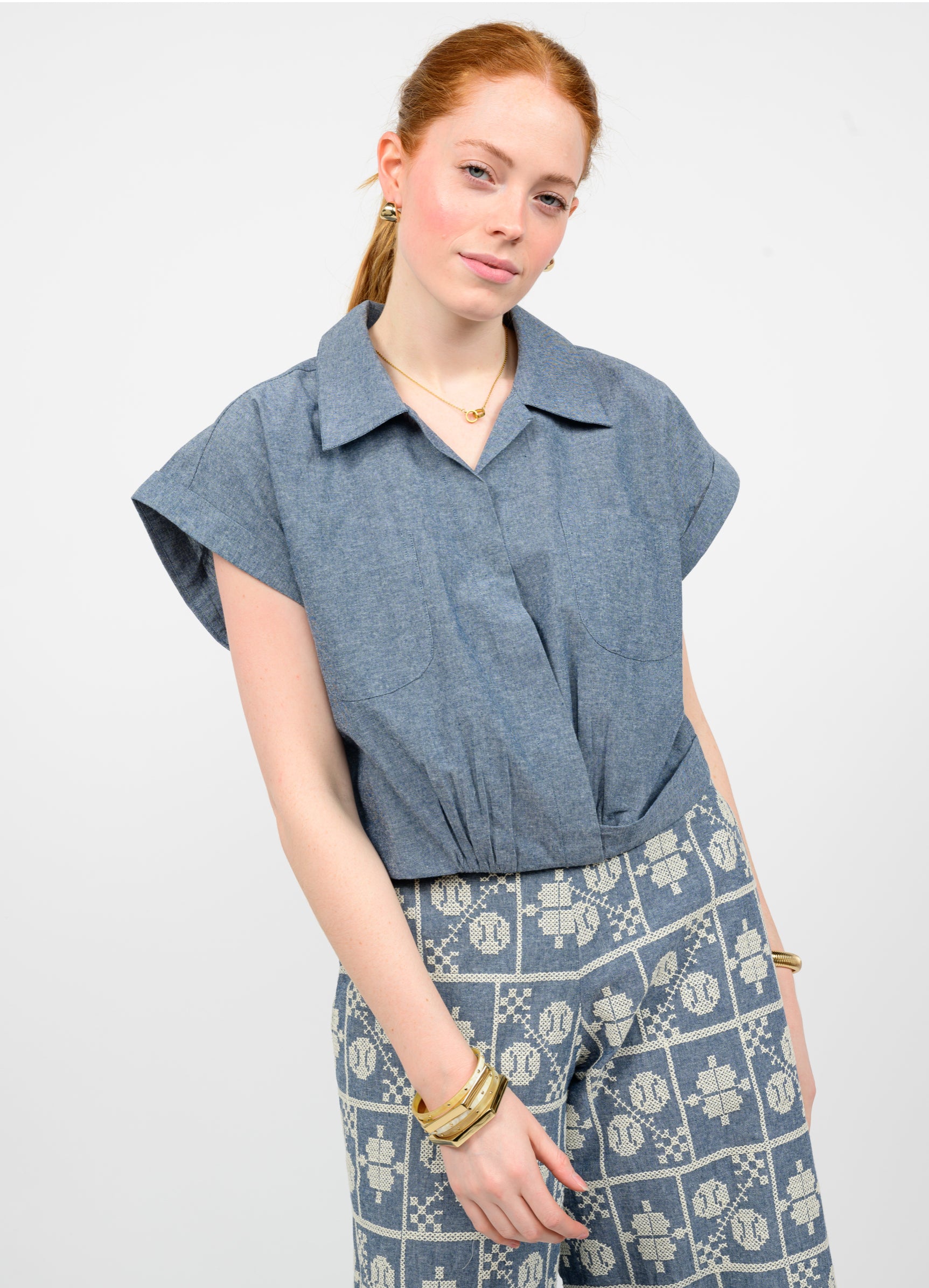 Wrap Waist Top