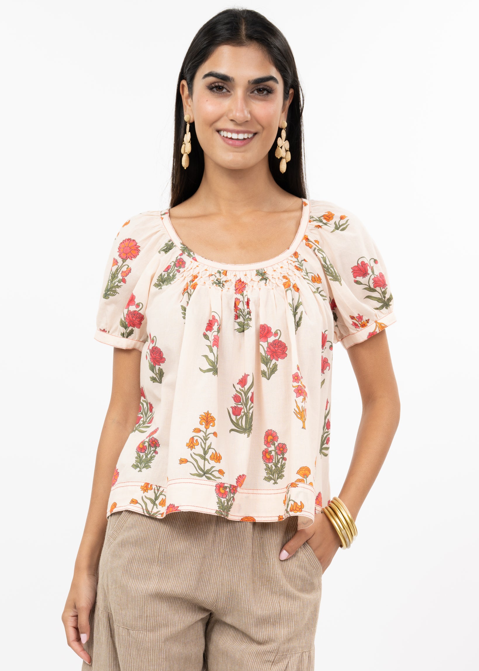 Smock & Block Top