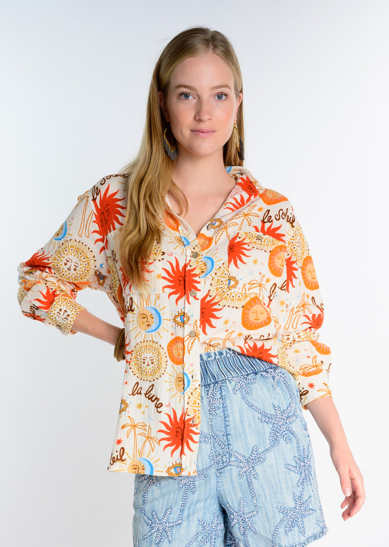 Sunny Camp Top