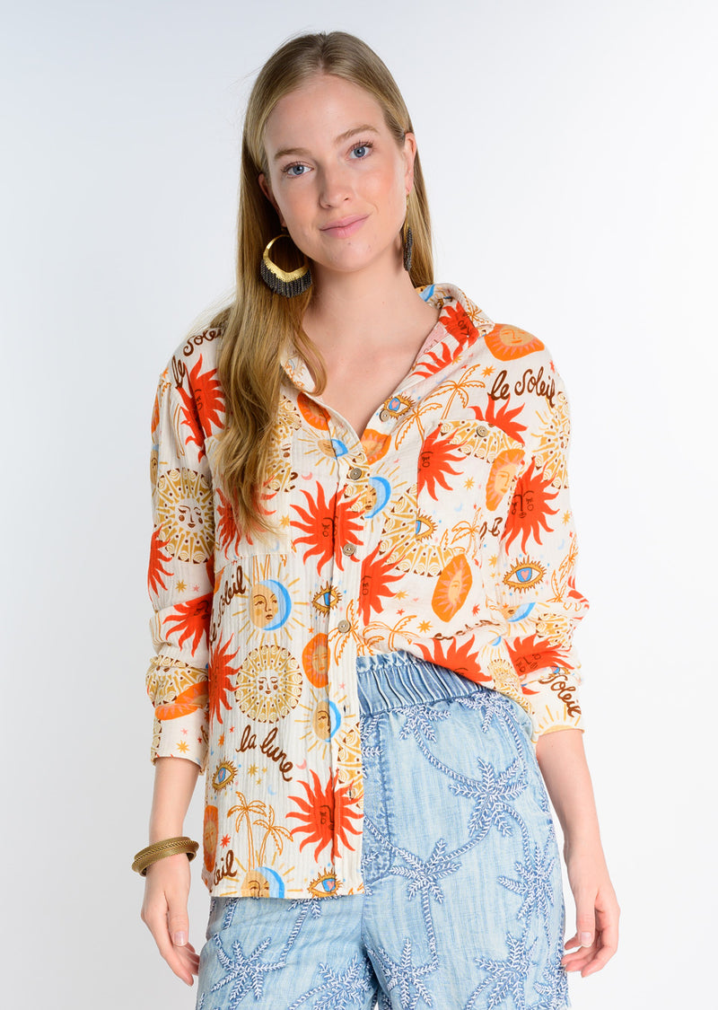 Sunny Camp Top